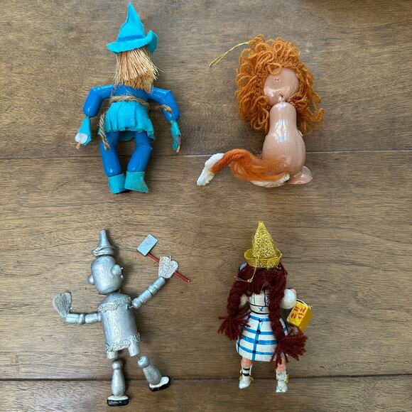 Vintage Wizard of Oz Wood Ornaments Handmade Christmas Holiday Decor Wicked 4 - Picture 7 of 8